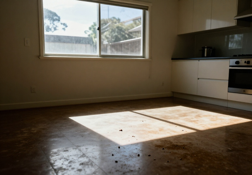 Rodent droppings and gnawed wires in a Glenwood garage before treatment